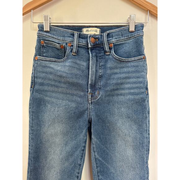 Madewell The Perfect Vintage Jean Raw-Hem Edition Size 26 Classic Basic - Picture 2 of 9